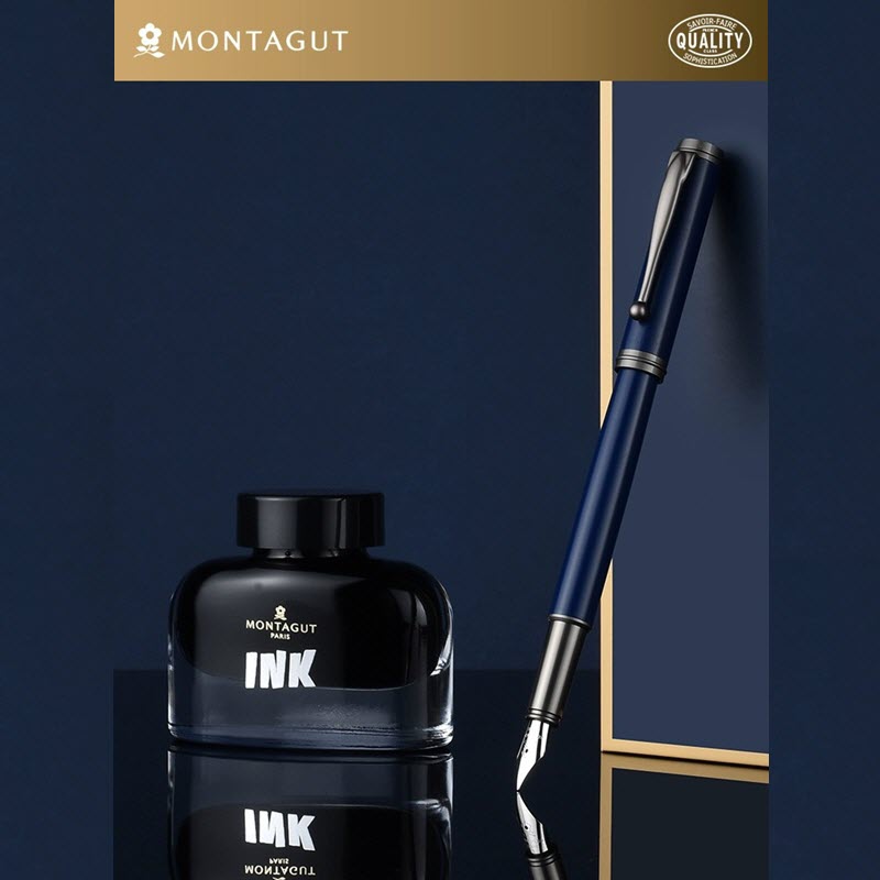 Set bút ký 4 món cao cấp làm quà tặng MTG0128 màu xanh - Ảnh 3