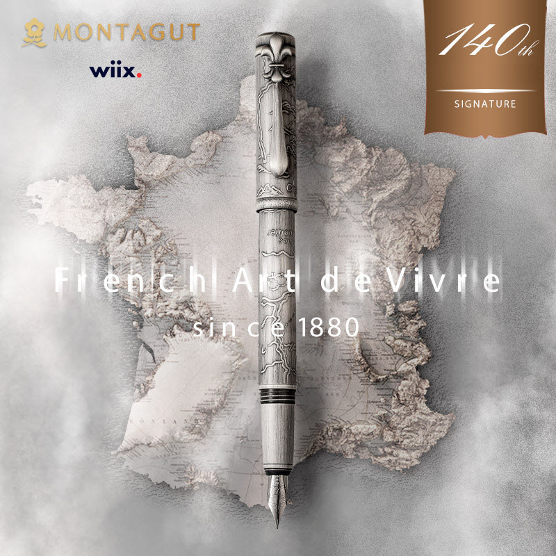 Bút ký Montagut M815 - 140 Anniversary Series - phiên bản đặc biệt kỷ niệm 140 năm của hãng - Ảnh 4