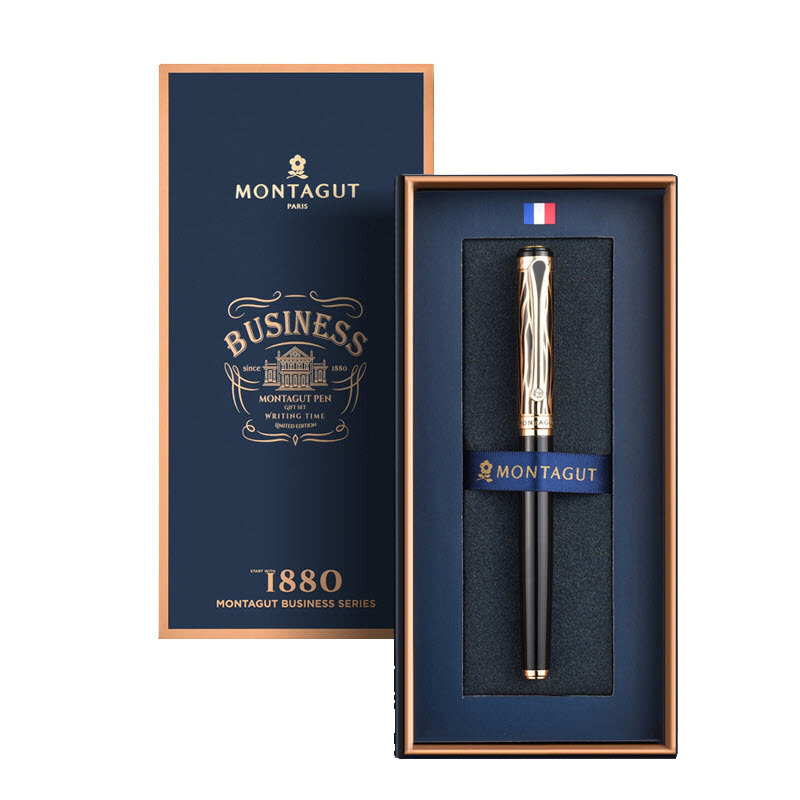 Bút bi ký tên Montagut chính hãng MT151 màu đen cao cấp quà tặng cá nhân - Ảnh 2