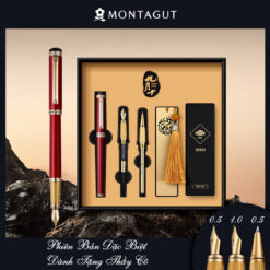 Set bút ký Montagut màu đỏ phiên bản đặc biệt dành tặng thầy cô