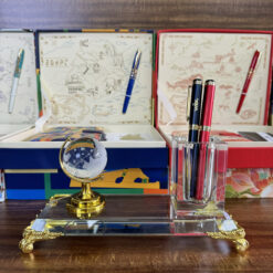 Ống đựng bút kèm đế pha lê K9 để bàn cao cấp LBWG010