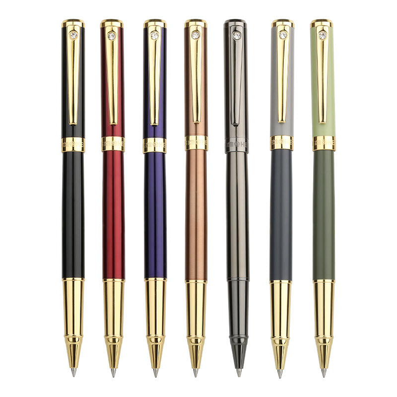 Bút bi ký tên Hero 815 cao cấp màu xanh oliu chính hãng - Ảnh 2