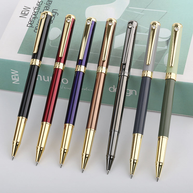 Bút bi ký tên Hero 815 cao cấp màu xanh oliu chính hãng - Ảnh 4