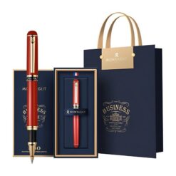 Bút bi ký tên Montagut chính hãng M015 màu đỏ cao cấp