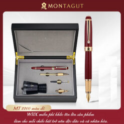 Set bút ký đa năng MT 2200 phiên bản màu đỏ hộp nhung quà tặng đặc biệt