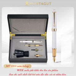 Set bút ký đa năng MT 2200 phiên bản màu trắng hộp nhung đặc biệt