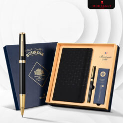 Set bút ký Montagut kèm sổ da cao cấp và 2 ngòi thay thế làm quà tặng - WA086