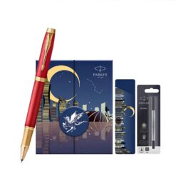 Bút bi ký tên Parker cao cấp PK058 màu đỏ tặng kèm 1 ngòi