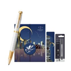 Bút bi ký tên Parker cao cấp PK058 màu trắng tặng kèm 1 ngòi