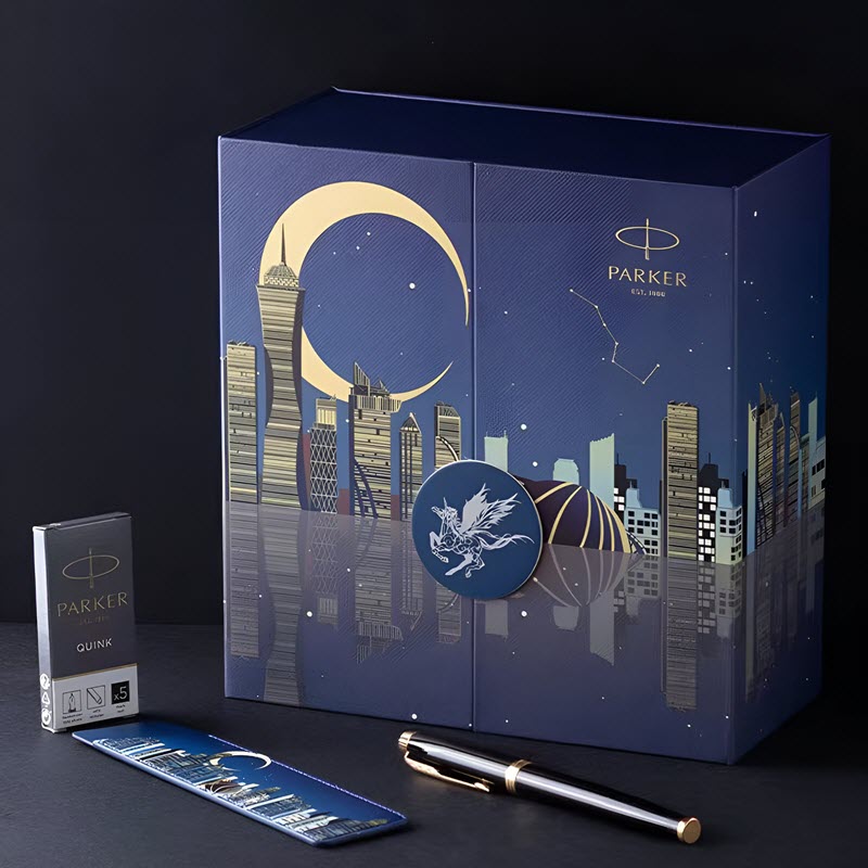 but-bi-ky-ten-parker-cao-cap-pk058-mau-trang-tang-kem-1-ngoi