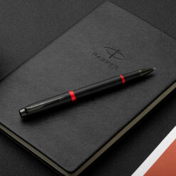 Bút bi ký tên Parker IM màu đen phiên bản cao cấp kèm bao da