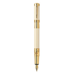 Bút máy Waterman Elegance Ivory ngòi vàng 18k, cài mạ vàng 23k
