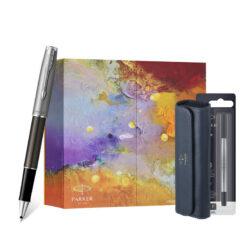 Set bút bi Parker cao cấp PK086 màu nâu kèm hộp và túi hãng làm quà tặng