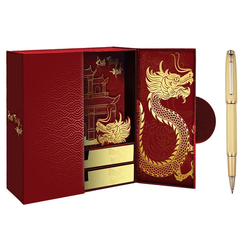Hộp quà bút ký cao cấp HUE017 chủ đề Kinh thành Huế - Hào Khí Cố Đô