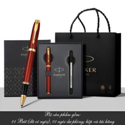 Set bút bi ký Parker IM Red Fountain cao cấp làm quà tặng
