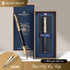 Bút bi ký tên Montagut chính hãng MT151 màu đen cao cấp quà tặng cá nhân