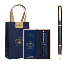 Bút máy Montagut chính hãng M078 màu đen cao cấp quà tặng Sếp nam