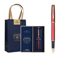 Bút máy Monatagut chính hãng M078 màu đỏ món quà cao cấp