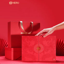 bút Hero 100 màu đỏ phiên bản mạ vàng 14k giới hạn