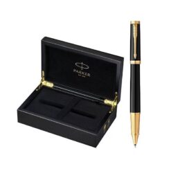 Bút bi ký Parker Elite hộp gỗ lót nhung sang trọng làm quà tặng, sưu tầm