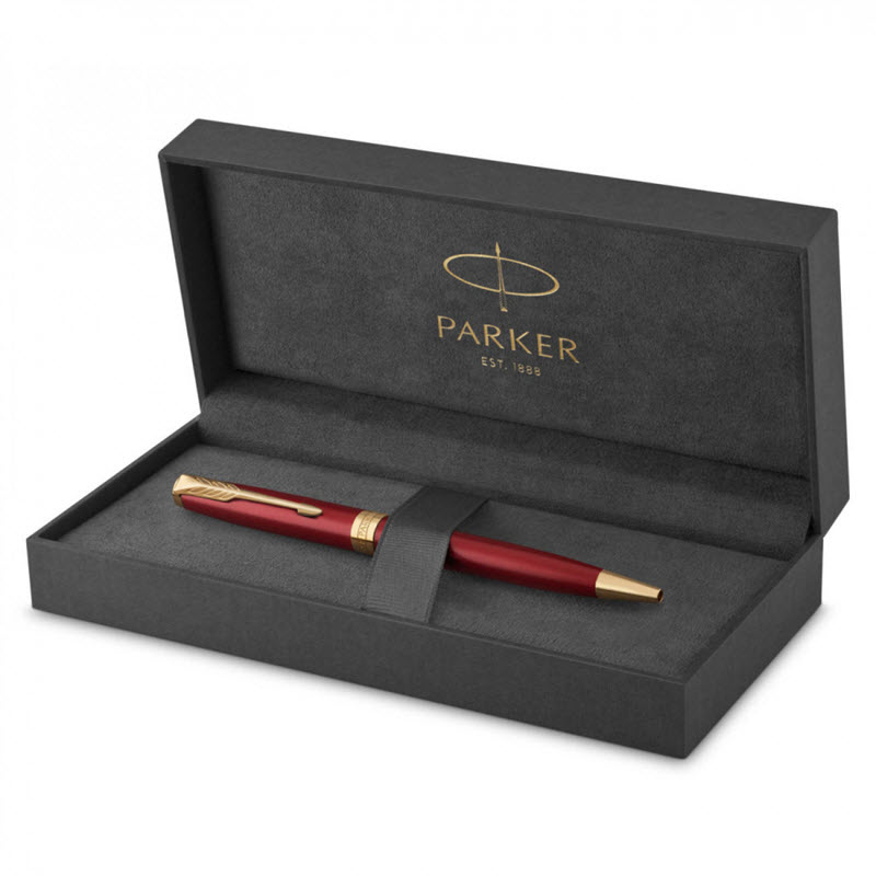 Hộp đựng Bút ký tên Parker SON SLM D Red GT TB 1931476 cao cấp