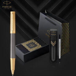 Bộ quà bút ký Parker INGNTY ARROW GREY GT-2200951 mạ vàng 23k cao cấp