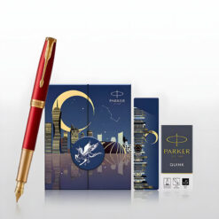 Bộ quà bút ký Parker SON Lacque Red GT TB 1950774 ngòi vàng 18K