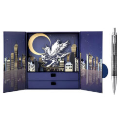 Hộp quà bút ký Parker cao cấp PK054 Metal tặng kèm 1 ngòi, bao da, hộp và túi hãng