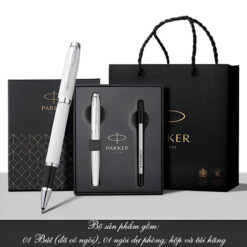 Set bút bi ký Parker IM X-White LQ CT TB4-1975582 cao cấp làm quà tặng